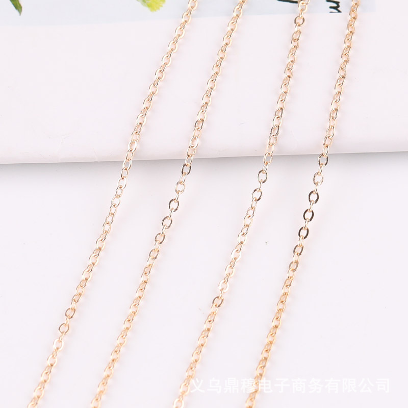 diy jewelry accessory materials: Fine chains, tassels, chains, iron chains, earrings, necklaces, connecting chains Application Scenario
