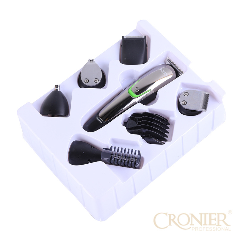 CRONIER CR-866 理发器质感舒适家用剃头推子充电式理发剪电推剪详情图2