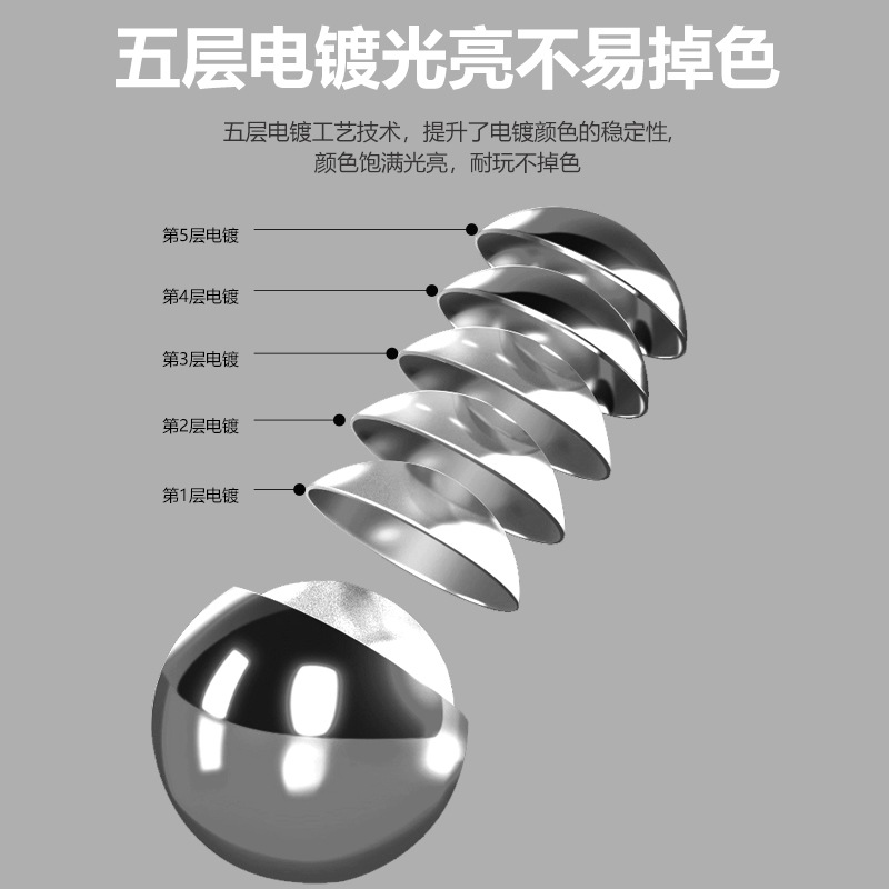 热销巴克球彩色解压益智创意玩具磁力球珠钕铁硼现货5mm3mm详情图5
