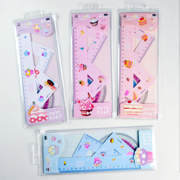 The Jungle Book PVC student set ruler protractor triangle ruler set custom ruler details Picture