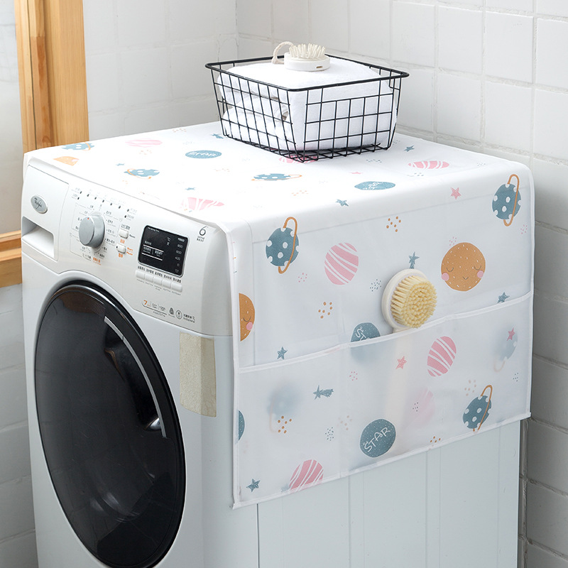Refrigerator Dust Cover Storage Hanging Bag Single Door Double Door Ashproof Cover Storage Bag Type Storage Bag Cover Towel Household Item Picture