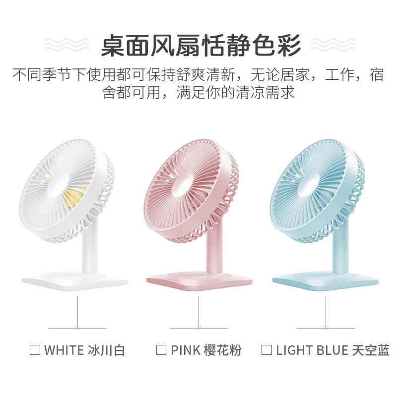 办公室桌面风/小风扇白底实物图