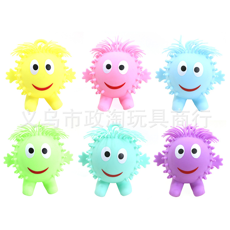 Big Pineapple Flash Toy Soft Material Environmentally Friendly Material To Vent Pinch Ball Fluffy Ball Flash Toy To Vent Item Picture
