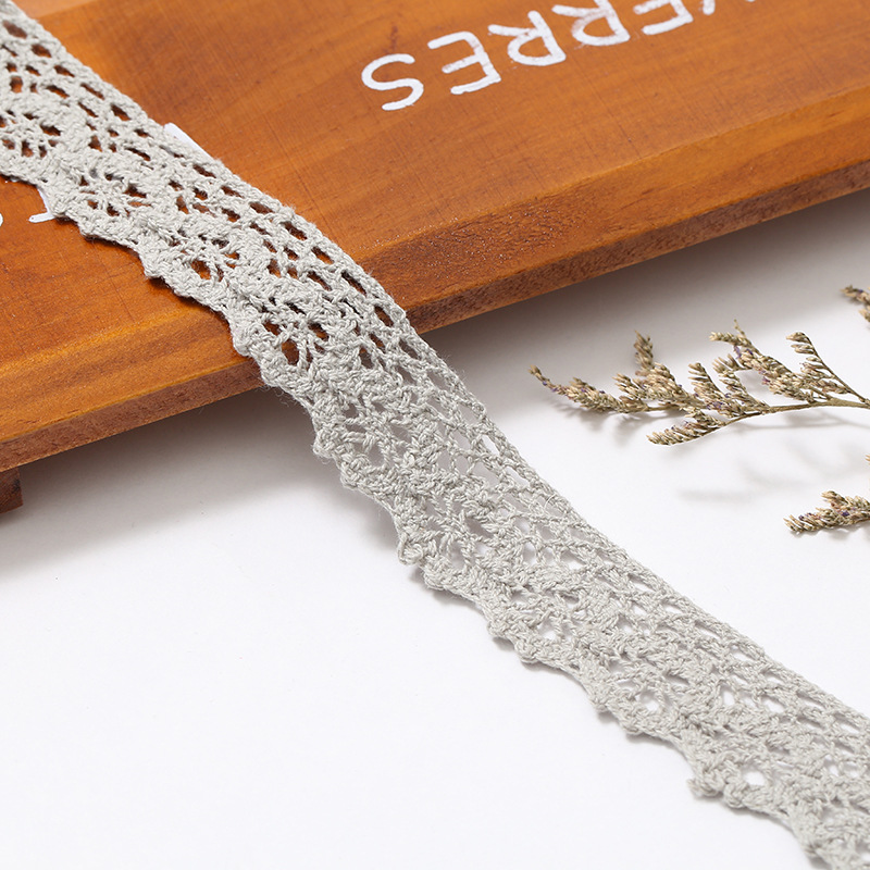 Manufacturers Directly Supply Spot Cotton Lace Clothing Accessories Curtains Diy Fashion Lace Multi-Color Optional Wholesale Application Scenario