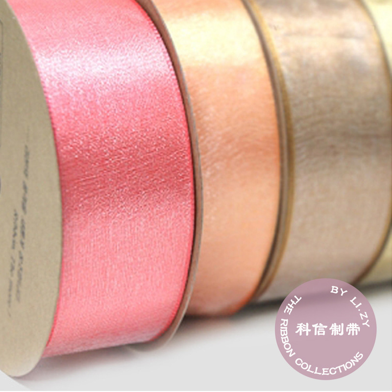 Kexin Ribbon South Korea Imported Double Yarn Handmade Diy Bow Ribbon Material Headband Clip Accessories details Picture