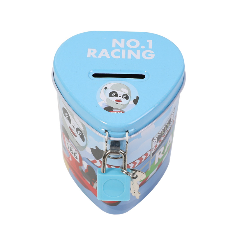 Creative Fashion Tinplate Piggy Bank Cartoon Animal New Year Of Ox Piggy Bank Student Birthday Gift Wholesale Item Picture