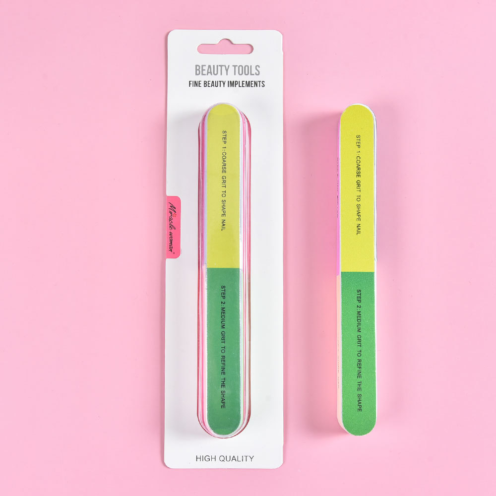 Nail Polish Sponge Manicure File Double-Sided Nail Polish Rub Ultra-Thin Sanding File Manicure Care Products Application Scenario