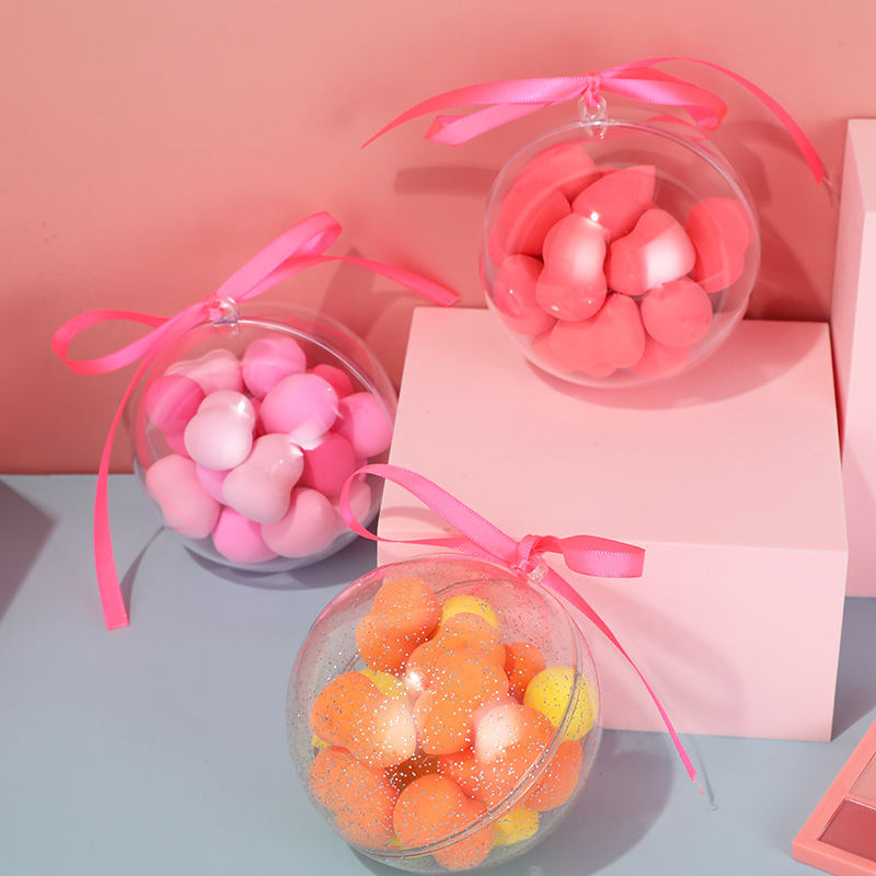 Stall Supply Round Ball Beauty Egg Wet And Dry Water Two Big Do Not Eat Powder Water Drop Gourd Powder Puff 20Pc Set details Picture