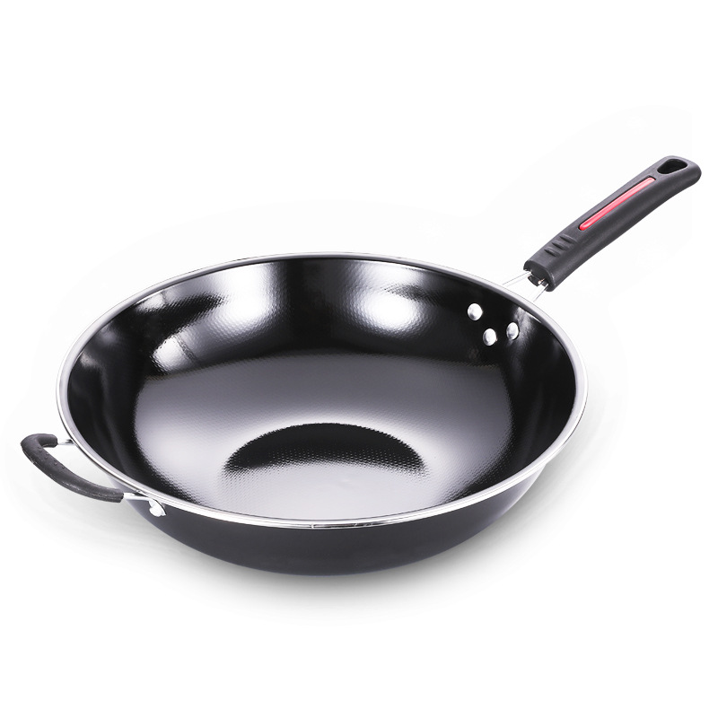Our factory produces pearl genuine stainless steel woks, cooking POTS, enamel POTS, and custom kitchenware. We offer sample processing for export Item Picture