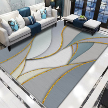 跨境ins风客厅地毯地垫简约大气北欧现代印花地毯 卧室床边毯批发