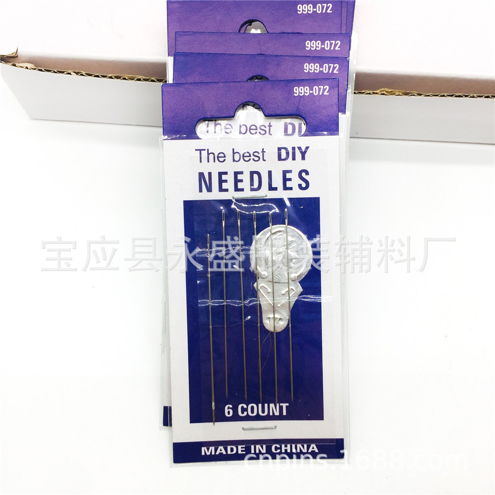6 sets of beading needles with a threading tool for home use. For elderly people to string beading, join hands with the sewing needle and card suction manufacturer for wholesale Application Scenario