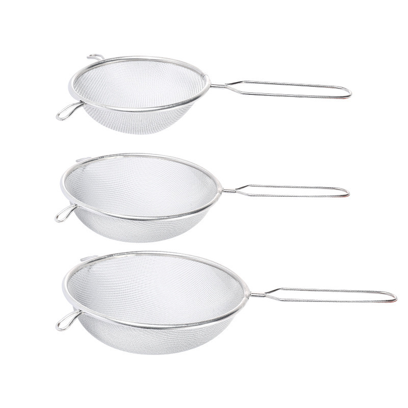 Stainless steel filter screen, ultra-fine and dense strainer, scooping spoon, pearl soy milk strainer, frying net, kitchen, home, milk tea shop Item Picture