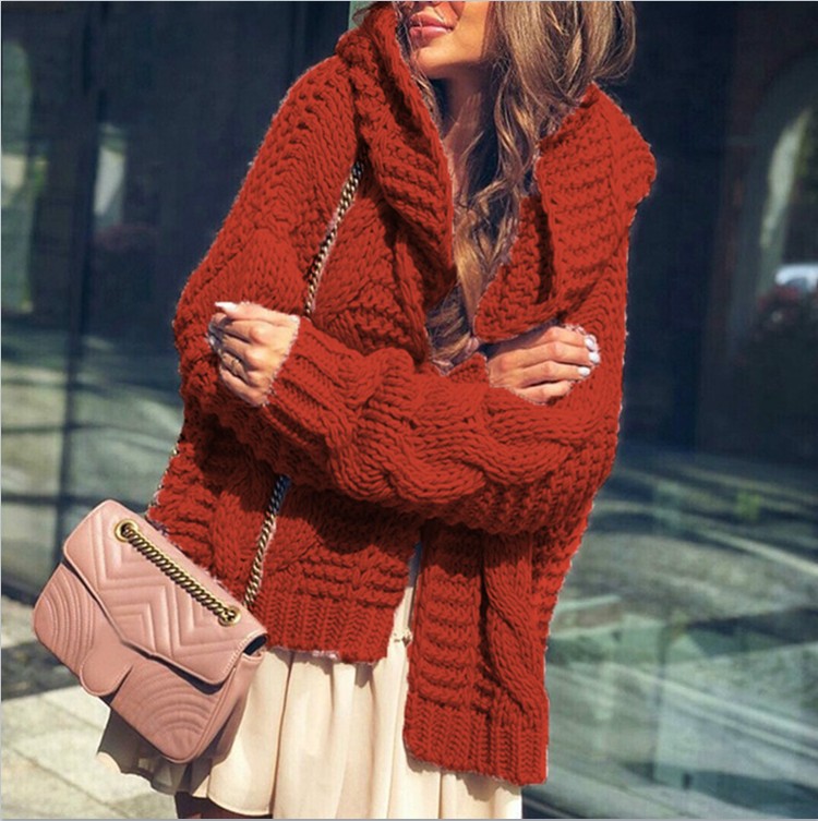For the autumn and winter of 2025, Amazon's best-selling items include a twisted hat cardigan, a solid-colored, thick-thread knitted sweater with a European and American style, and a sweater for women full figure