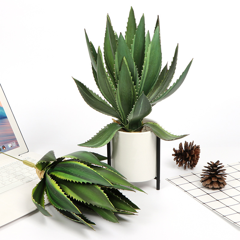 Living Room Bedroom Simulation Sisal Aloe Pot Photo Props Green Plant Factory Direct Sales Simulation Flower Plant Wholesale
