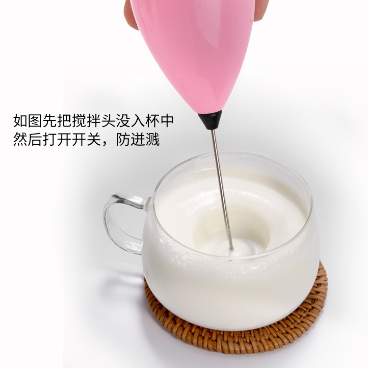 创意手持电动打蛋器 打奶器 咖啡羊奶搅拌器 奶泡器详情图3