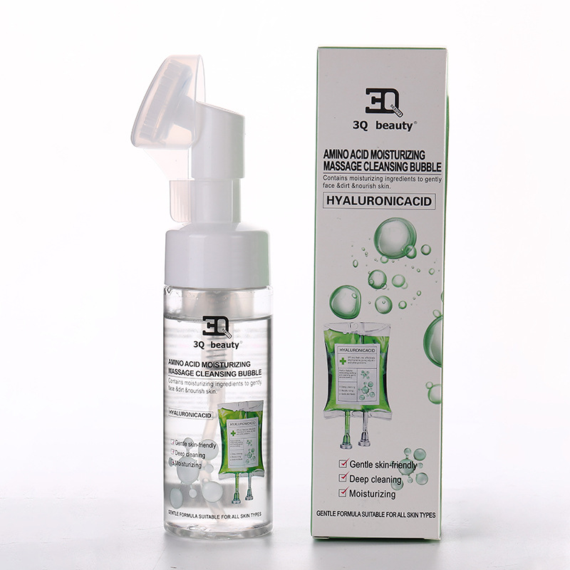 3Q beauty Cross-border Amino Acid Cleanser Mousse Foam Cleanser Amino Acid Cleanser Bubble Application Scenario
