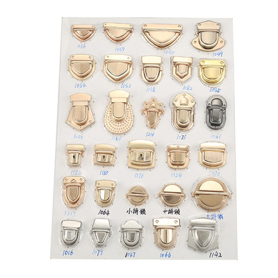 Factory wholesale of luggage hardware accessories, metal luggage buckles for bags, various styles and specifications, and luggage locking systems Application Scenario