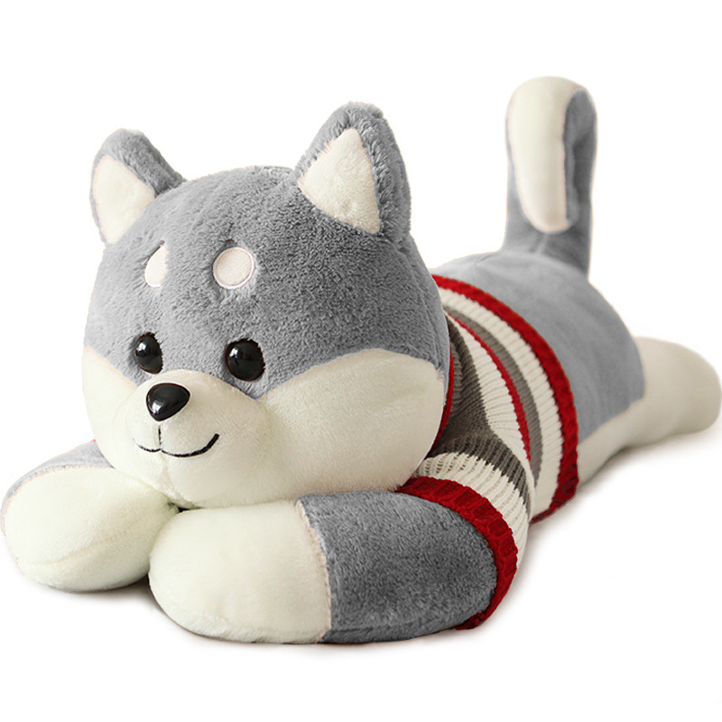 Manufacturers For Shiba Inu Plush Toys Lie Dog Pillow Long Pillow Bed Doll Cute Dolls Wholesale Item Picture