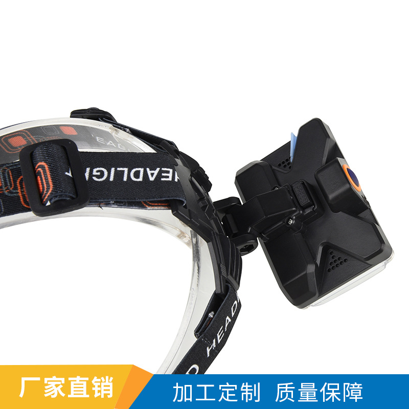 Built-in high-power lithium battery rechargeable led waterproof fishing light, outdoor head-mounted high-intensity night headlight Application Scenario