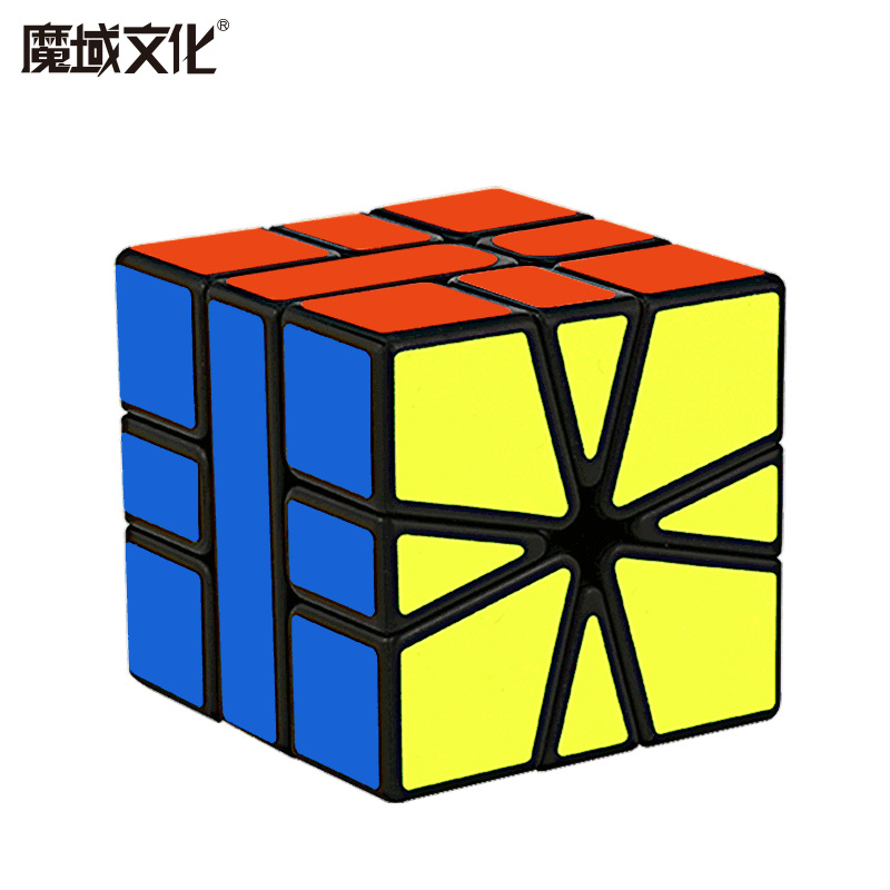 Magic Realm Culture sq1 Irregular-shaped Rubik's Cube is a smooth beginner's level 3 puzzle toy for adults to relieve stress, students and children details Picture