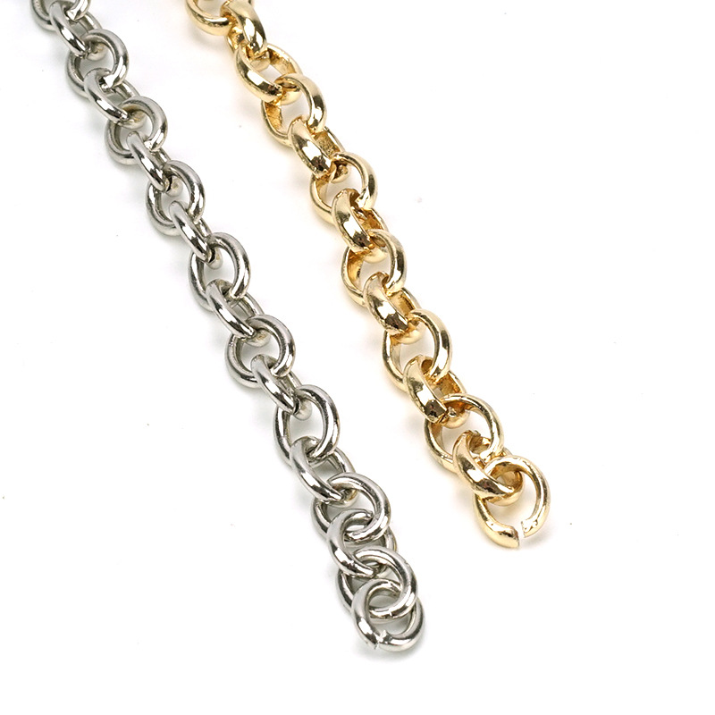 DIY bag chain accessories, O-shaped chain, metal tight chain, crossbody single-shoulder bag chain details Picture