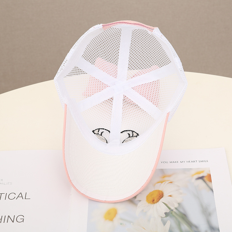 Spring and autumn children's baseball caps, boys' and girls' baseball caps, sun hats, summer baby bay brim sun hats, cartoon Application Scenario