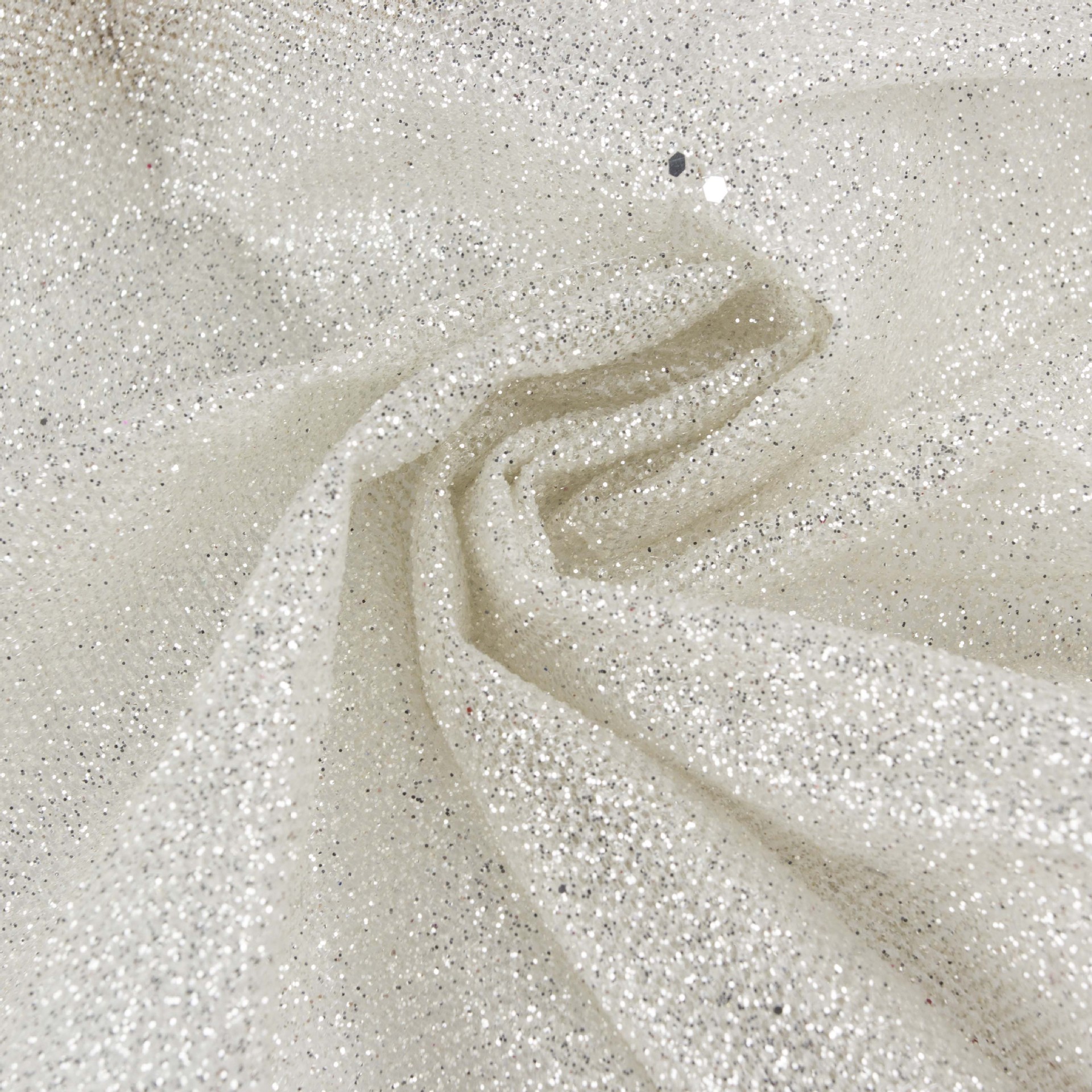 Sequined wedding dress fabric, mesh fabric, glitter mesh, shiny mesh, mesh powder, glitter silver fabric wedding dress mesh