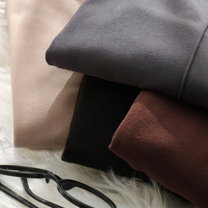Wholesale of women's clothing one-piece consignment 2021 new autumn and winter double-sided German velvet base shirts, women's sweatshirts and high-neck tops details Picture