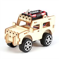 Creative technology gizmo diy electric jeep children stem experimental equipment factory direct sales
