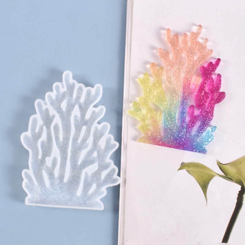 diy cristal goteo molde creativo look coral swing mesa ornamentos molde de silicona en stock al por mayor details Picture