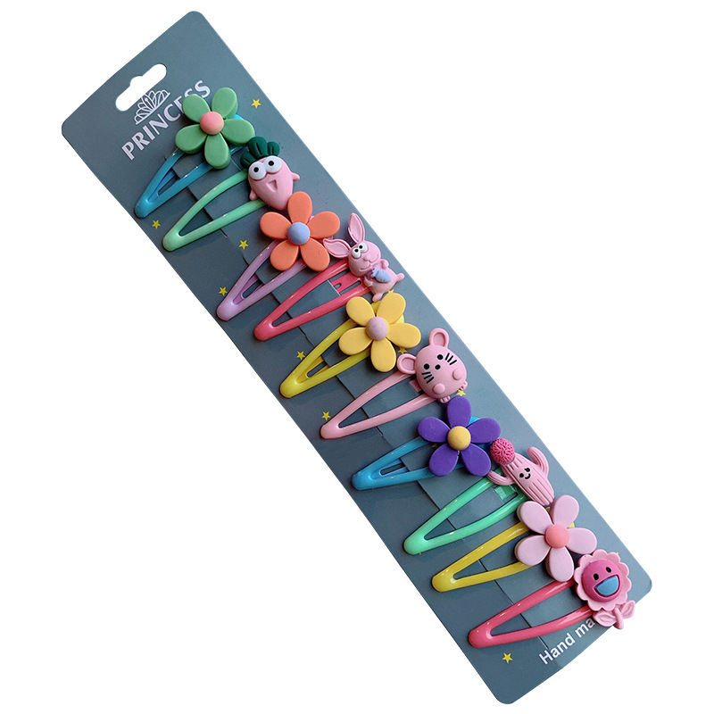Children's Hair Clip Baby Broken Hair Clip Edge Clip Girl's Side Bangs Clip Bb Clip Princess Girl Cute Hair Clip Headpiece Item Picture