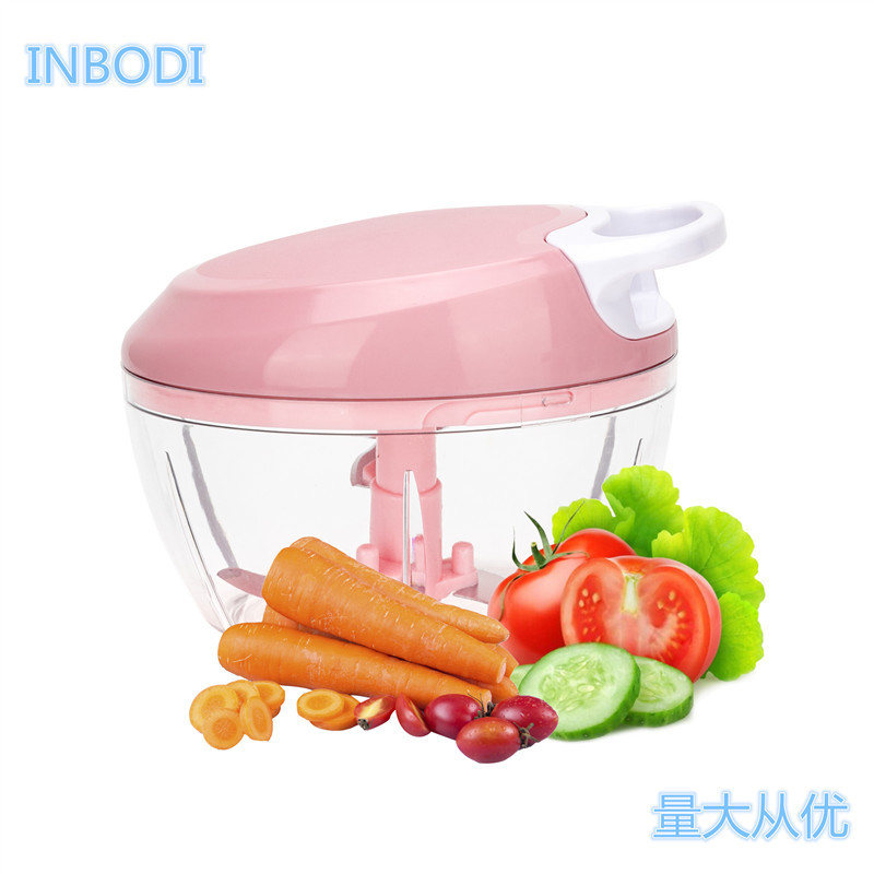 英柏帝INBODI手拉绞肉机手拉切菜器迷你碎菜器厨房打碎器切肉宝