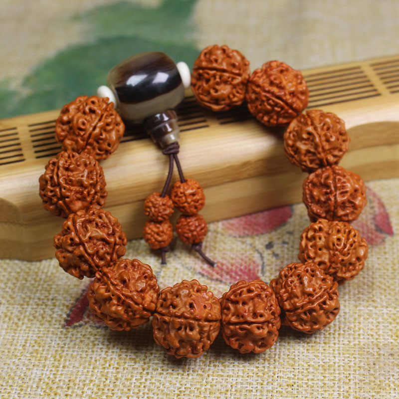 Manufacturers direct sales of Nepal Vajra bracelet cattle bone wax five-petal bodhi Buddha beads bracelet wholesale