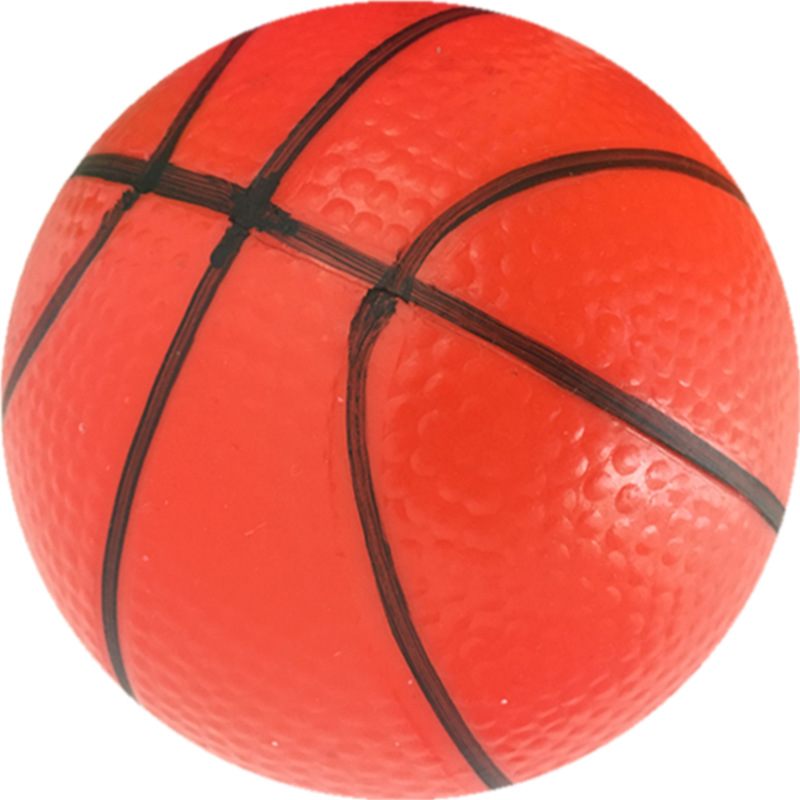 厂家直销爆款儿童22厘米彩色兰球充气彩色皮球拍拍球加厚篮球地摊详情图1