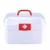 Family wholesale medicine box, large plastic storage medicine box, portable family medicine box, medicine box can be printed with LOGO Item Picture