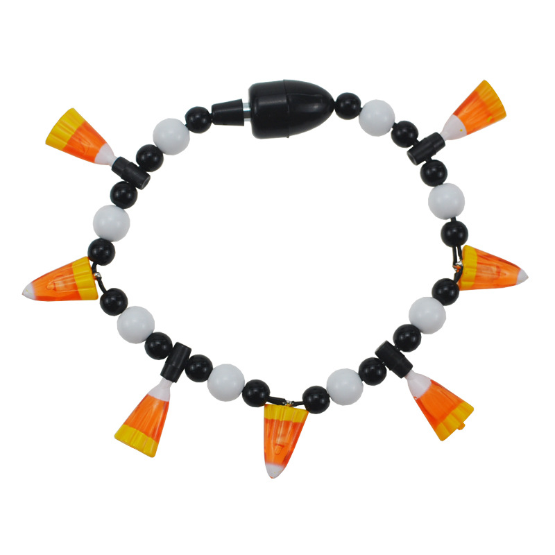 Cool Lester Cross-Border Hot Halloween Party Led Light Jack-O '-Lantern String Light Bracelet Application Scenario