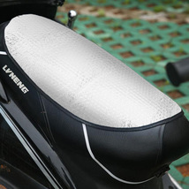 摩托 电动车防晒坐垫反光垫隔热垫防晒片 反光铝箔膜隔热遮阳座垫