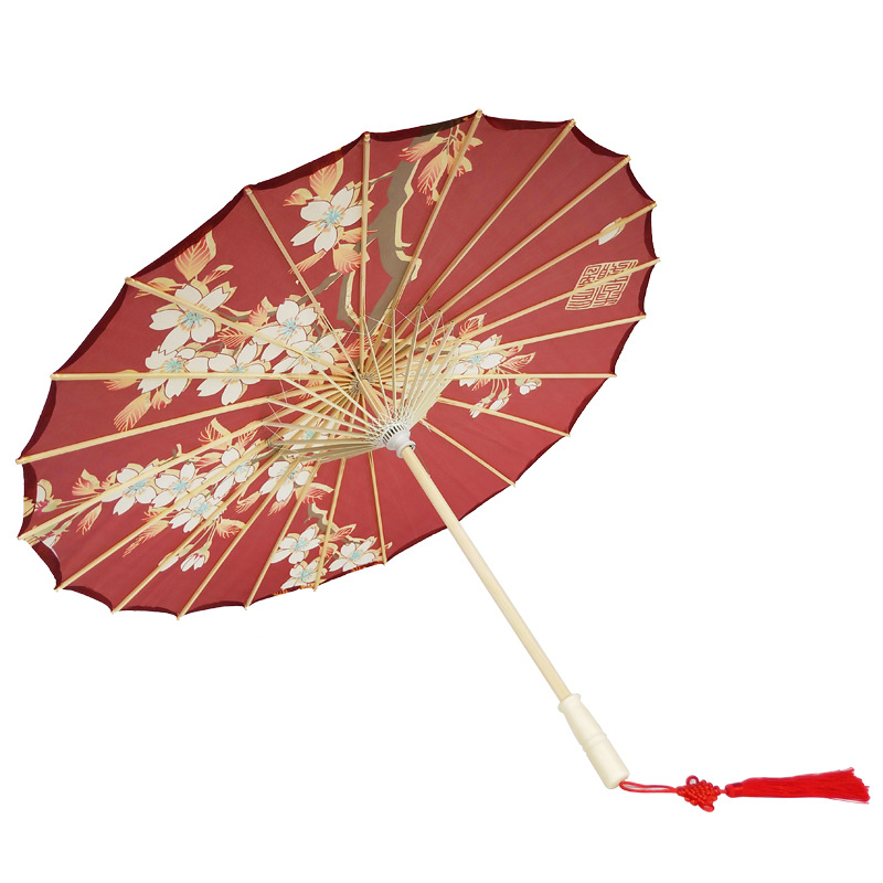 Oil-paper umbrella, ancient-style waterproof cheongsam, catwalk umbrella, dance performance, classical scenic area decoration, ceiling craft umbrella, Hanfu umbrella Item Picture