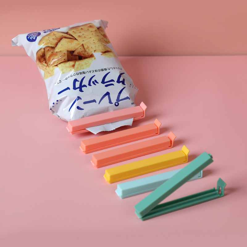 Processing custom 6 sealing clip plastic sealing clip fresh-keeping snack food tea sealing clip