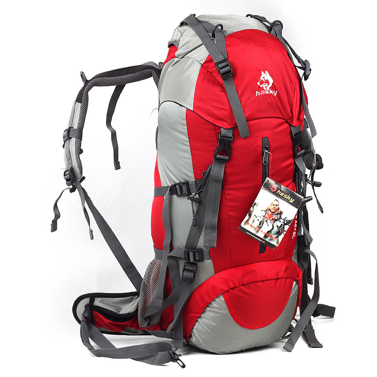 雪橇犬50L登山包  尼龙运动背包超轻户外野营背包徒步旅行包批发图