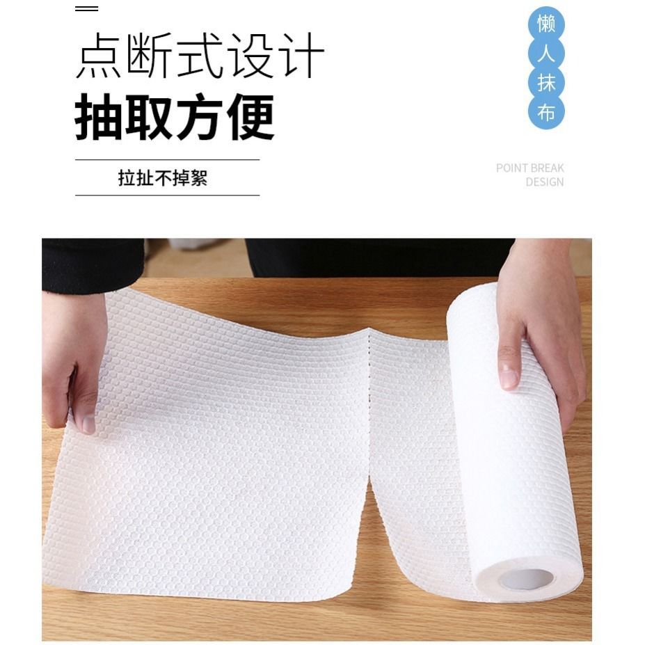 A Hair Washable Lazy Person Rag Kitchen Dry And Wet Cleaning Paper Disposable Dish Cloth Application Scenario
