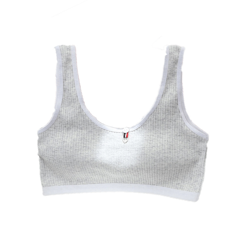 2022 New Growing Girls Bra Vest High School Students With Chest Pad Seamless Student Chest Sports Underwear Autumn Item Picture