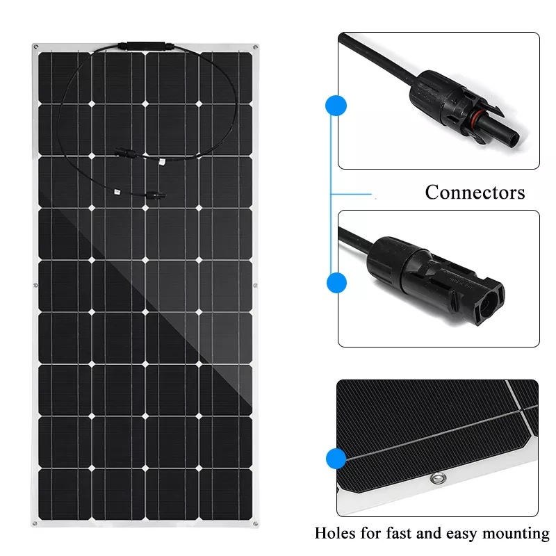 120W18V Solar panels Solar panels Outdoor house photovoltaic modules for home power generation