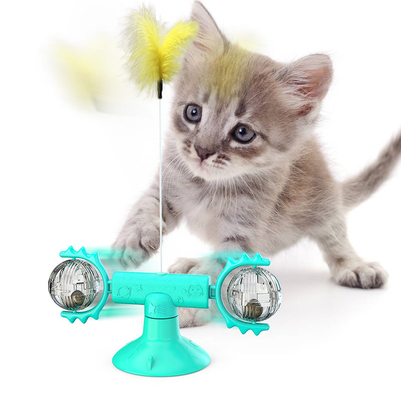 Factory direct sales of new products: Amazon Cat Planet Spinning cat toys, spinning tables, cat toys, pet cat toys Specification image