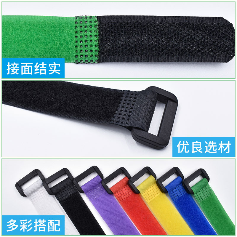 Origin Source Nylon Back Buckle Color Ribbon With Velcro Binding Nylon Cable Tie Ribbon Wholesale Application Scenario