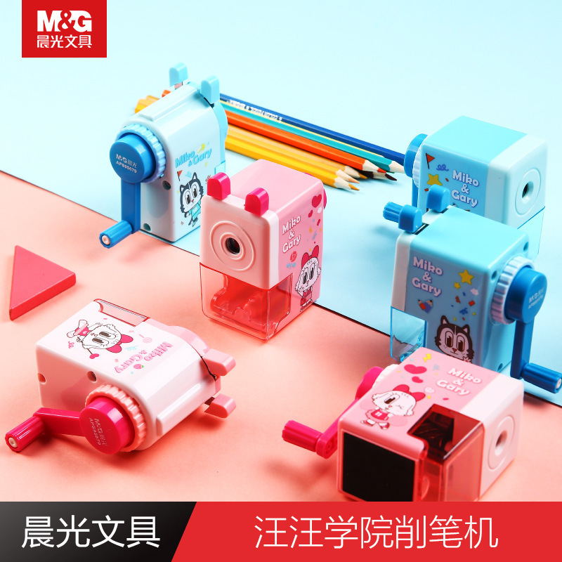 Miko&Gary Pencil Sharpener Sharpener pencil sharpener Pencil sharpener Hand cranked elementary school student with children more details Picture