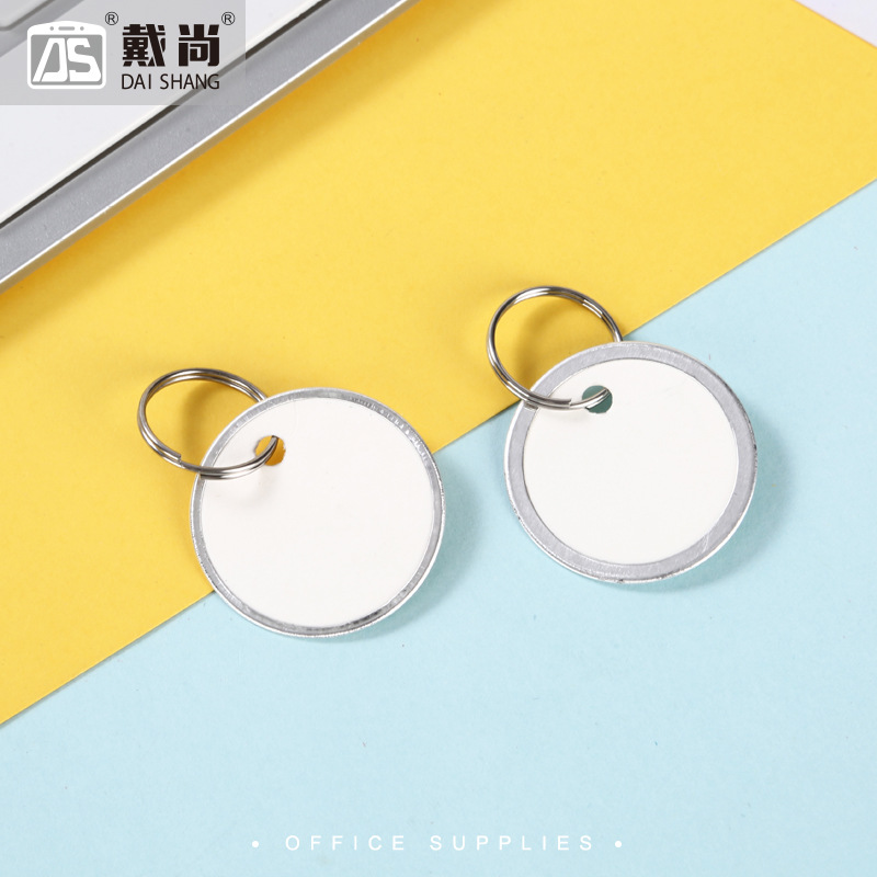 Manufacturers direct sales of circular hanging card tag tag classification plate number plate number plate