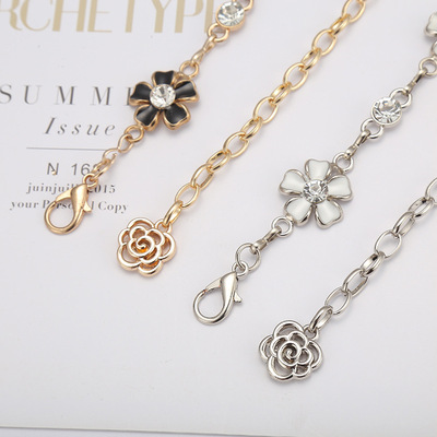 Metal multicapa calado floral cadena de cintura centesimal cadena de cintura girasol personalidad raqueta de calle cadena de cuerpo minimalista dos colores opcional