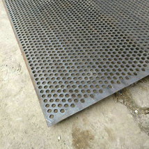 现货冲孔网圆孔金属板筛网微型洞洞板装饰304防滑钢板粉碎机筛板