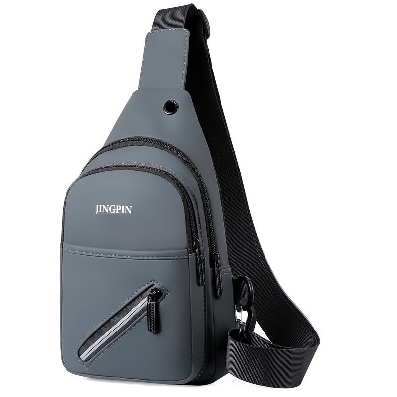 Cross-border new multi-functional sports and casual Chest package, men's single-shoulder bag, crossbody bag, waterproof Chest Package